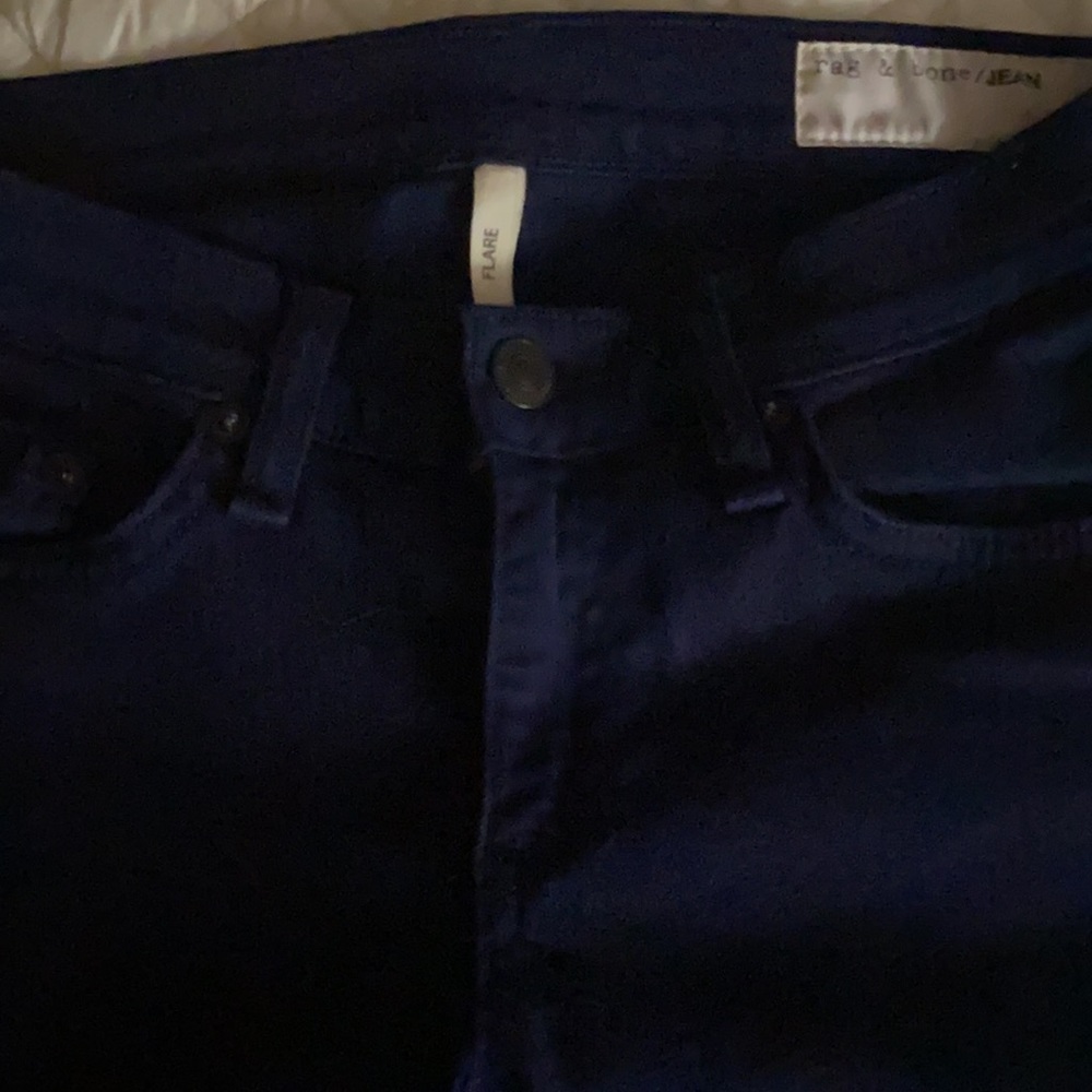 Midnight Blue Rag&Bone Flare - Picture 7 of 7